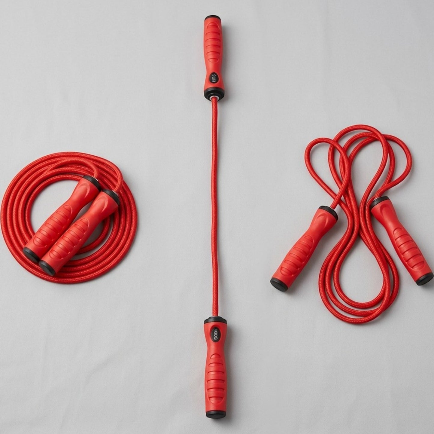 Vlynd Kids Jump Rope Tangle Resistant PVC 7 ft Red