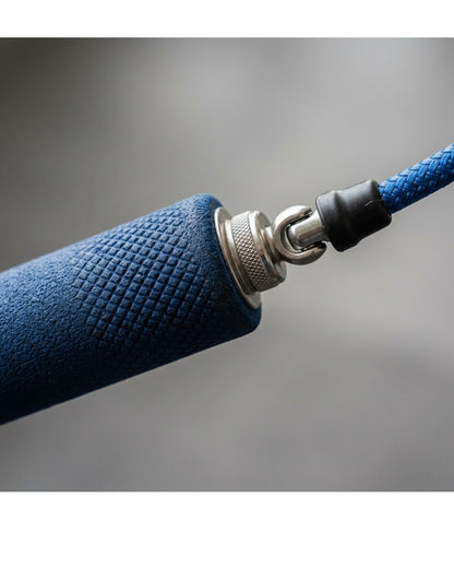 Vlynd Weighted Jump Rope Foam Handles 9 ft Blue