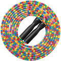 Vlynd Beaded Jump Rope PVC Segments 9 ft Multicolor