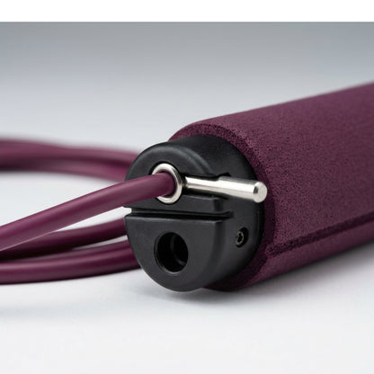 Vlynd Flexpath TPU Jump Rope Adjustable 9 ft Plum - Detail view