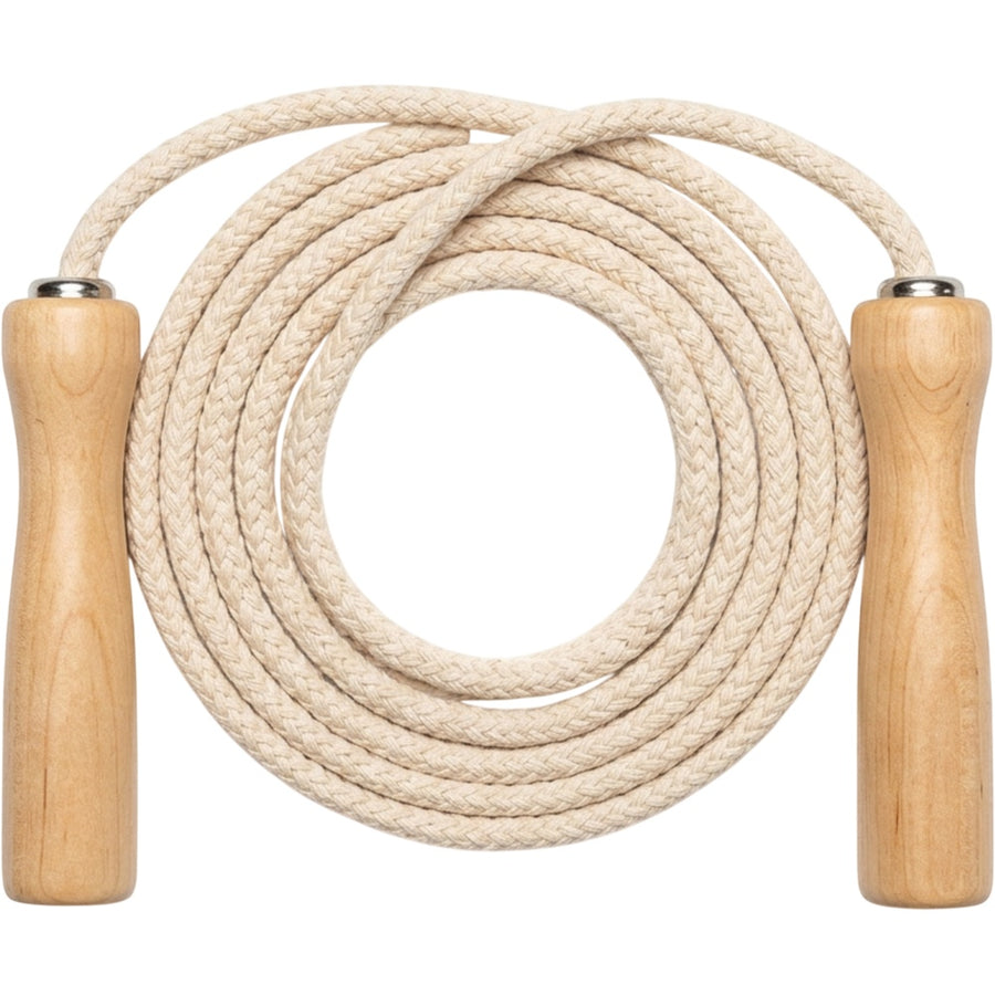 Vlynd Loomturn Braided Cotton Jump Rope 8.7 ft Natural