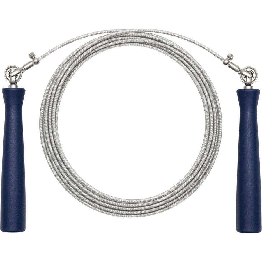 Vlynd Silverline Coated Steel Jump Rope Adjustable 10 ft Blue